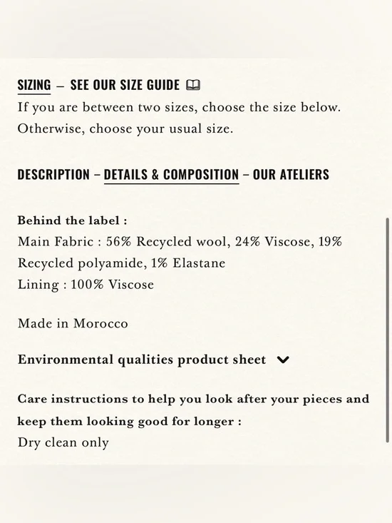 Sezane Black Bruce Trousers - Picture 9 of 9